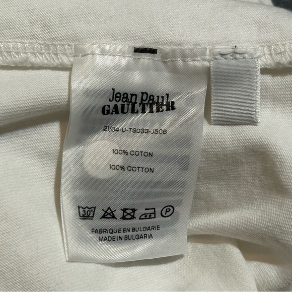 Jean Paul Gaultier Tee White $210 Retail - Picture 5 of 6